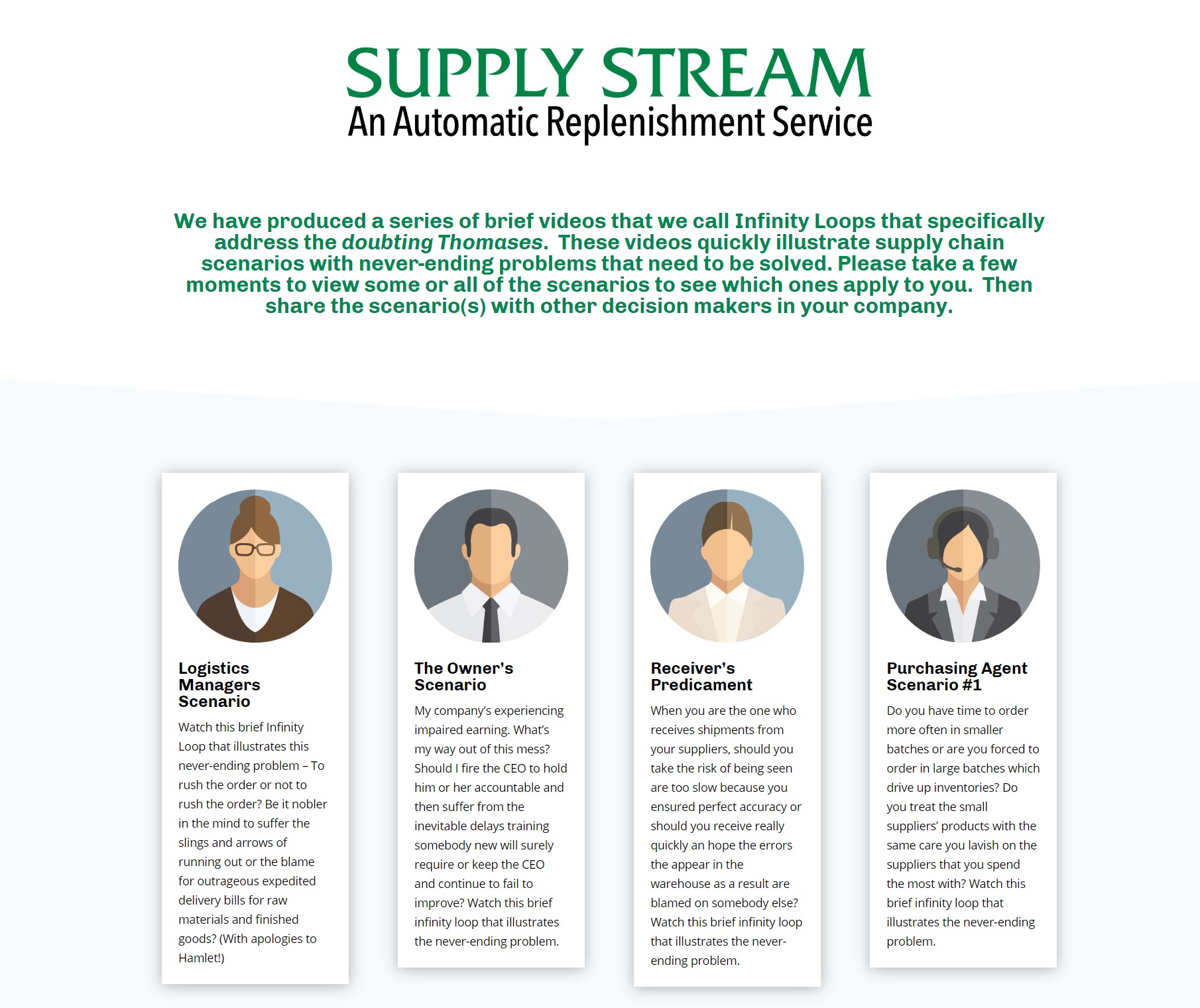 Supply Stream Videos